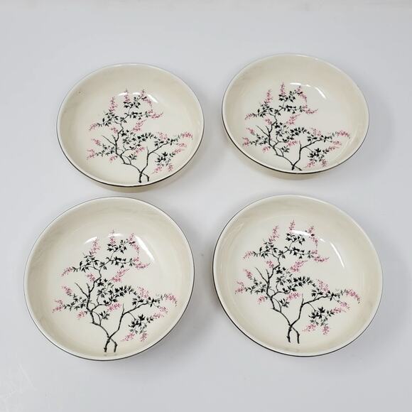 Rhythm By Homer Laughlin Wisteria 5.5" Small Bowls RY-307 Set Of 4 Great Condit - Picture 1 of 5